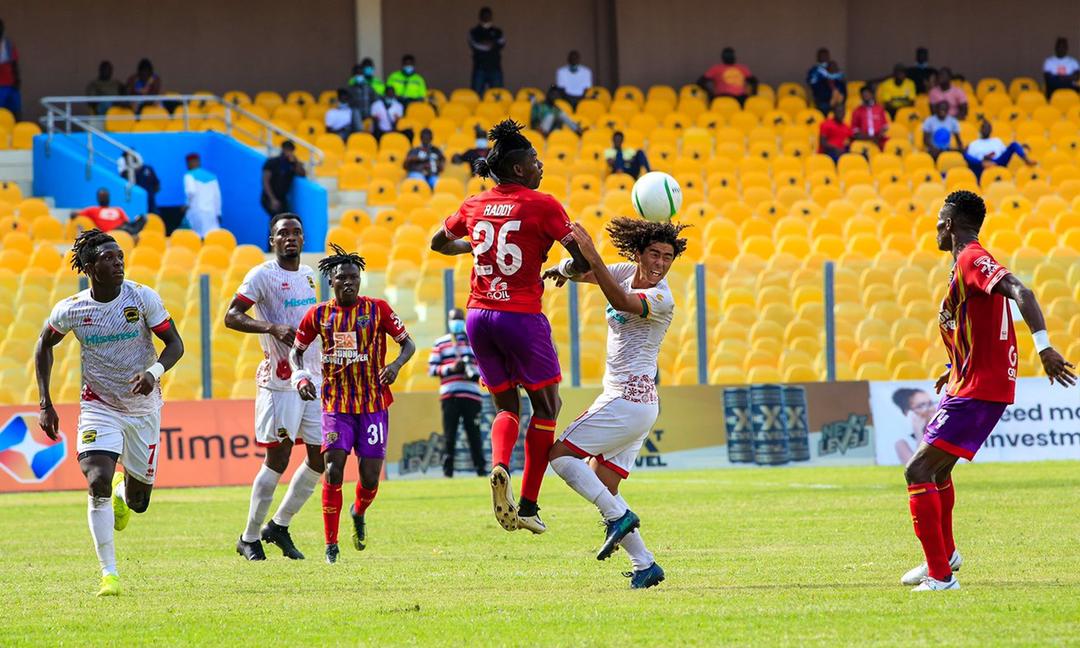 Hearts of Oak recorded their biggest win of the season with a 3-0 victory over Eleven Wonders, while Asante Kotoko dazzled with two overhead