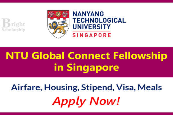 The NTU Global Connect Fellowship 2026 offers a fully funded two-month research programme in Singapore for undergraduates and master’s