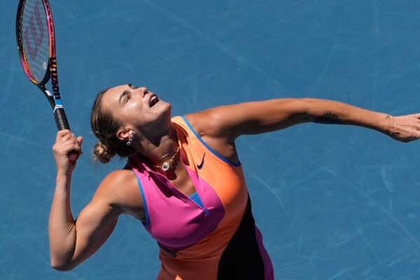 World number one Aryna Sabalenka battled through emotional turbulence to defeat Anastasia Potapova and reach the Australian Open fourt
