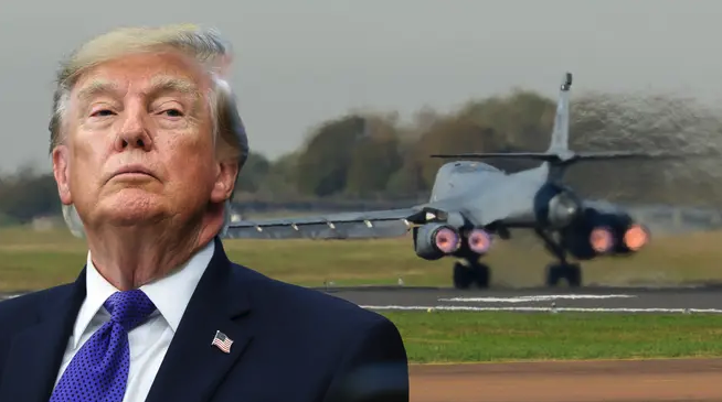 Trump Says US Bombers Were Pulled From UK Airbase Over Security Threats